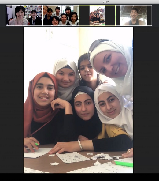 日本とシリアの高校生をオンラインで繋ぐー日本と世界をつなぐ国際日本学部の学生たちの取り組み 関連写真5